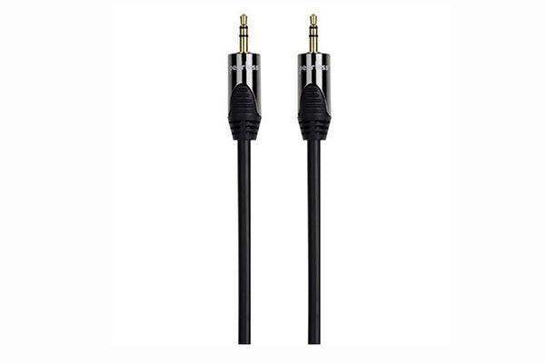 Peerless-AV DEW-JJ05 16 (5m) 3.5mm Portable Stereo Audio Cable (Black) - Creation Networks
