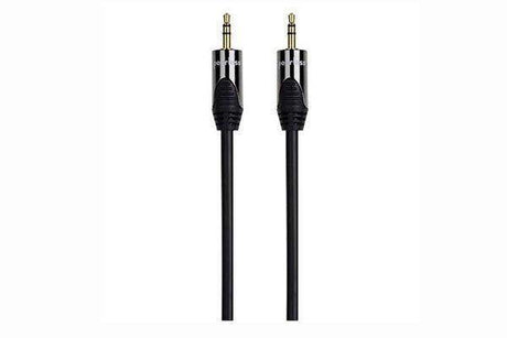 Peerless-AV DEW-JJ05 16 (5m) 3.5mm Portable Stereo Audio Cable (Black) - Creation Networks