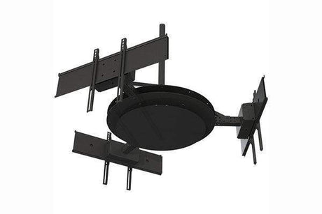 Peerless-AV DST980-3 Tri Mount Holds three displays to form a triangle, with telescoping ar (Black) - Creation Networks