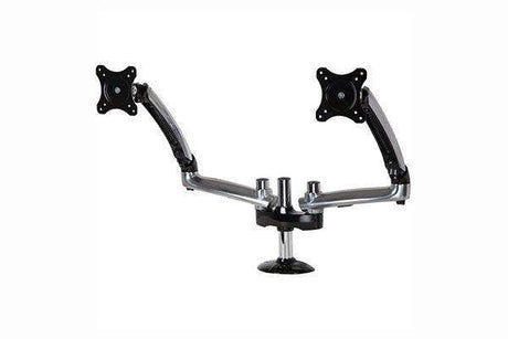 Peerless-AV Dual Desktop Mount For up to 29" Monitors w/Grommet Base - LCT620AD-G - Creation Networks