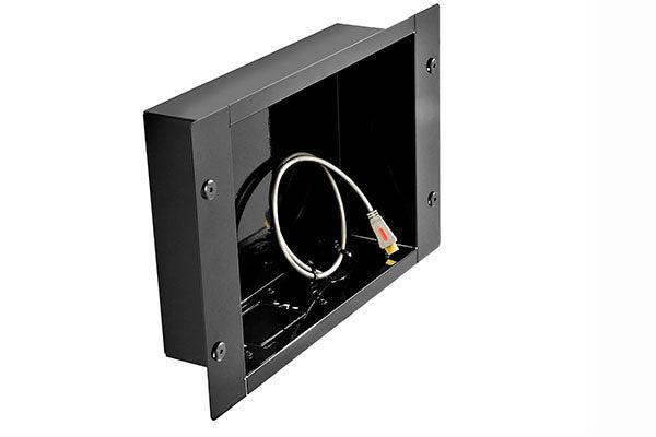 Peerless-AV In-wall Metal Box Large w/1 knock out for A/V Accessories-Gloss Black - IBA2 - Creation Networks