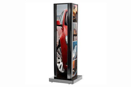 Peerless-AV Kiosk - (2) LG 86" Stretch Portrait - Black - KIP586-2LG - Creation Networks