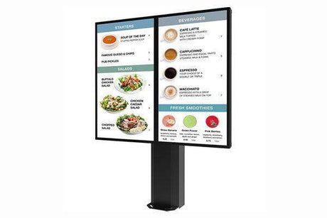 Peerless-AV KOF555-2 Universal 55" Dual-Display Outdoor Digital Menu Board - Creation Networks