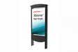 Peerless-AV KOP2555-XHB Outdoor Smart City Kiosks with 55" XtremeTM High Bright Outdoor Display (Black) - Creation Networks