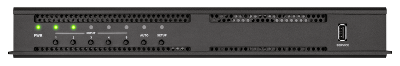 Crestron DMPS Lite™ 4K Multiformat 5x1 AV Switch and Receiver with 4-Port Ethernet Switch - HD-RX-4K-510-C-E-SW4 (Discontinued)