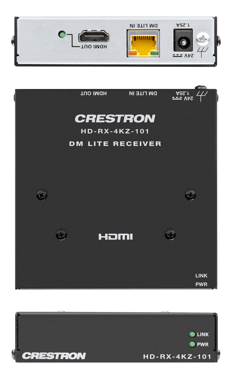 Crestron HD-RX-4KZ-101  DM Lite® 4K60 4:4:4 Receiver for HDMI® Signal Extension over CATx Cable (Discontinued)