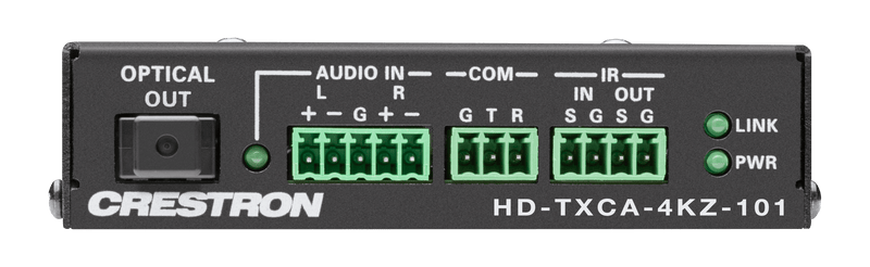 Crestron HD-TXCA-4KZ-101  DM Lite® 4K60 4:4:4 Transmitter for HDMI®, RS-232, IR, and Analog Audio Signal Extension over CATx Cable