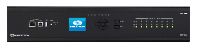 Crestron DMF-CI-8  DigitalMedia™ Card Chassis for DM-NVX-C &amp; DMCF, 8 Slots - Creation Networks