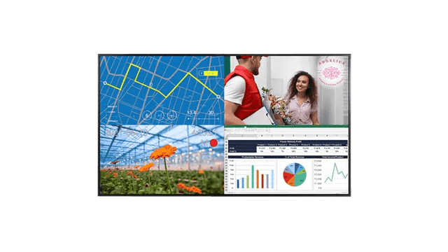 Planar URP85 UltraRes P Series 85" LED-backlit LCD display - 4K - for digital signage / interactive communication - TAA Compliant - 998-2655-00 - Creation Networks
