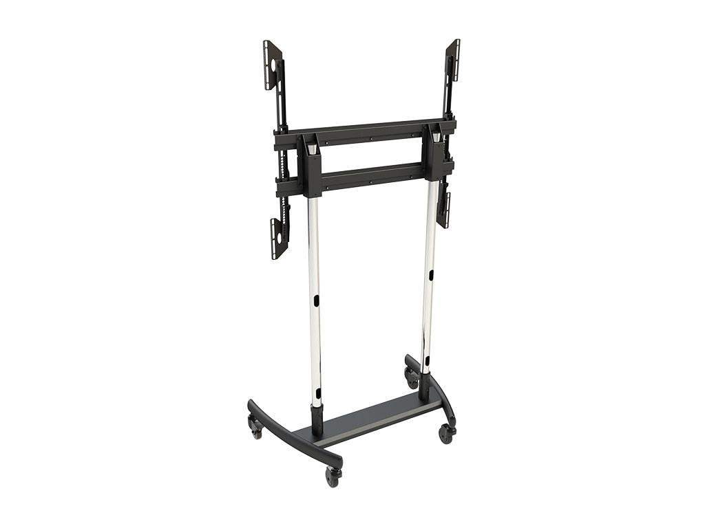 Premier Mounts LFC-L Large Format Mobile Cart for Flat-Panels (Chrome Poles) - Creation Networks