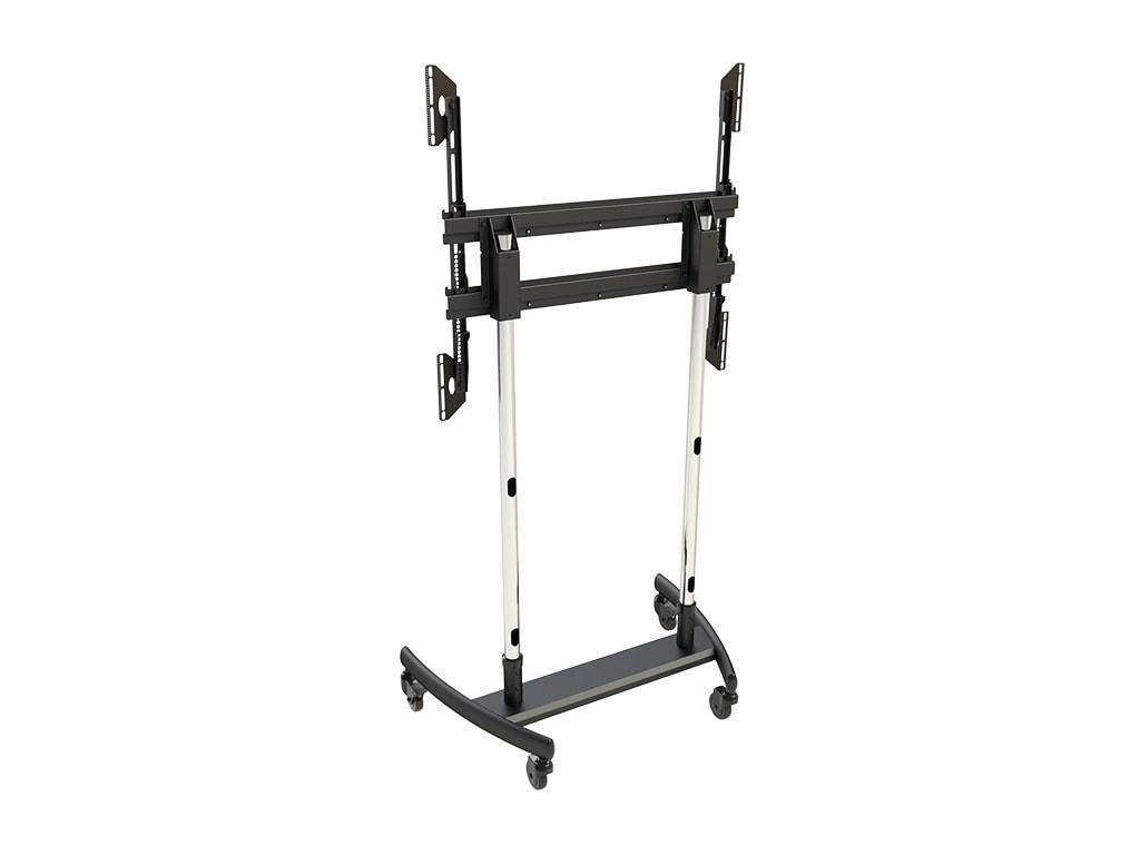 Premier Mounts LFC-L Large Format Mobile Cart for Flat-Panels (Chrome Poles) TV & Monitor Mounts Premier Mounts