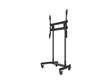Premier Mounts LFC-LB Large Format Mobile Cart for Flat-Panels (Black Poles) - Creation Networks