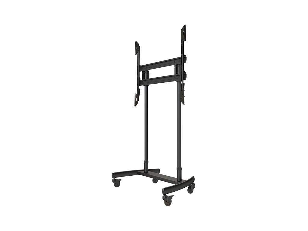 Premier Mounts LFC-LB Large Format Mobile Cart for Flat-Panels (Black Poles) - Creation Networks