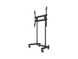 Premier Mounts LFC-LB Large Format Mobile Cart for Flat-Panels (Black Poles) - Creation Networks
