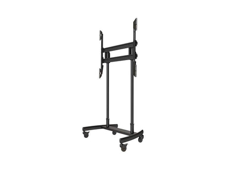 Premier Mounts LFC-LB Large Format Mobile Cart for Flat-Panels (Black Poles) - Creation Networks