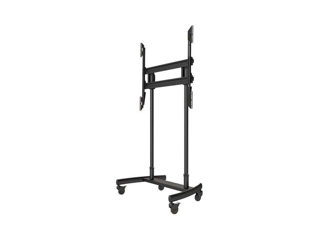 Premier Mounts LFC-LB Large Format Mobile Cart for Flat-Panels (Black Poles) - Creation Networks