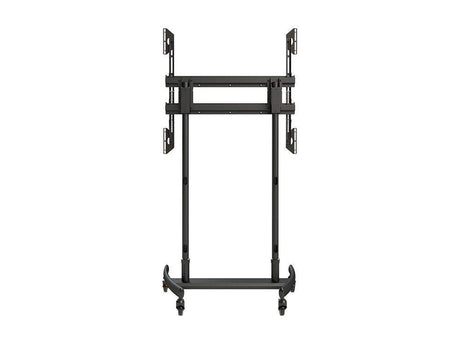 Premier Mounts LFC-LB Large Format Mobile Cart for Flat-Panels (Black Poles) - Creation Networks
