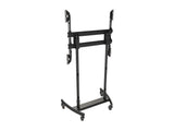 Premier Mounts LFC-LB Large Format Mobile Cart for Flat-Panels (Black Poles) - Creation Networks