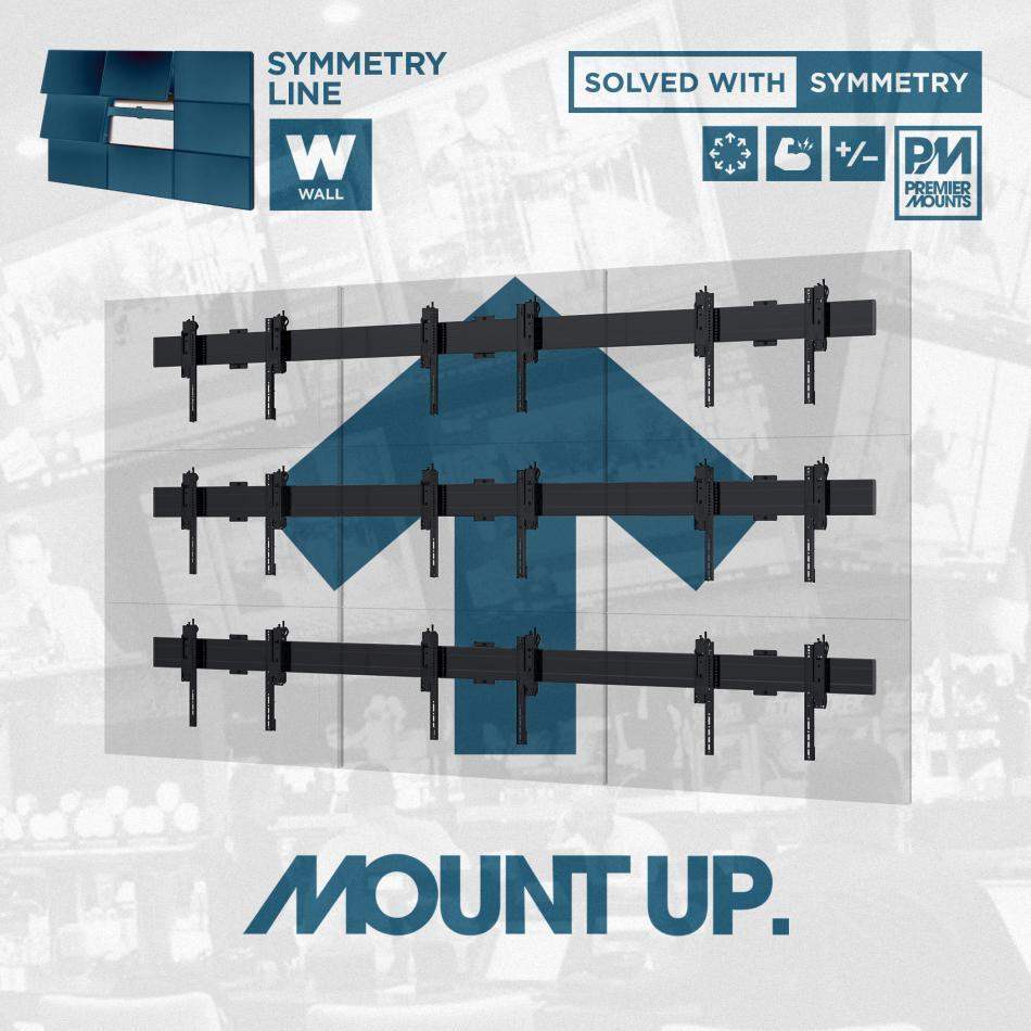 Premier Mounts SYM-IB-11B Symmetry Interface Bar 11 inch (Black) - Creation Networks