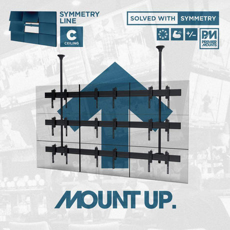 Premier Mounts SYM-IB-36B Symmetry Interface Bar 36 inch (Black) - Creation Networks