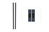 Premier Mounts T72B 72" Black Replacement Poles Work With Dual Pole Carts and Stands - Creation Networks