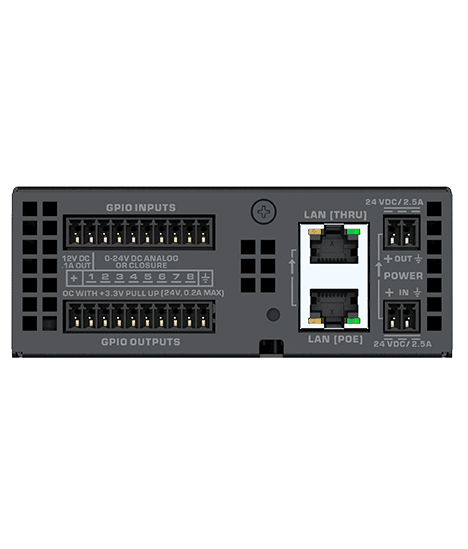 Q-SYS QIO-GP8x8  Network GPIO expander for Q-SYS - Creation Networks