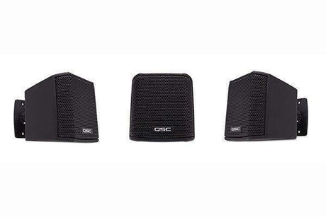 QSC 2.75" AcousticDesign Satellite Surface Loudspeaker (Black, Pair) - AD-S.SAT-BK - Creation Networks