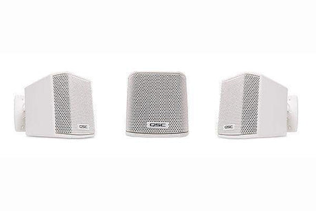 QSC 2.75" AcousticDesign Satellite Surface Loudspeaker (White, Pari) - AD-S.SAT-WH - Creation Networks