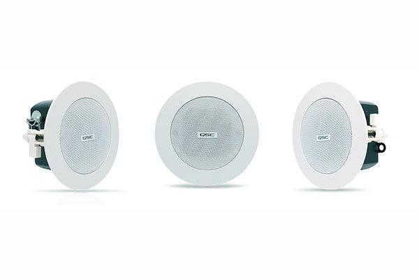 QSC 2.75" Small-Format Passive Ceiling Satellite Loudspeakers (White, Pair) - AD-C.SAT-WH - Creation Networks