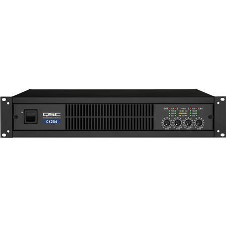 QSC 4-channel Professional Power Amplifier, 170 W - CX254 - Creation Networks