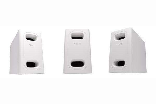 QSC 6.5" DualVoiceCoil Surface Subwoofer/HiPass Out-70/100V-Bypass/Lo-Z Mono/Stereo/Surface Install (White) - AD-S.SUB-WH - Creation Networks