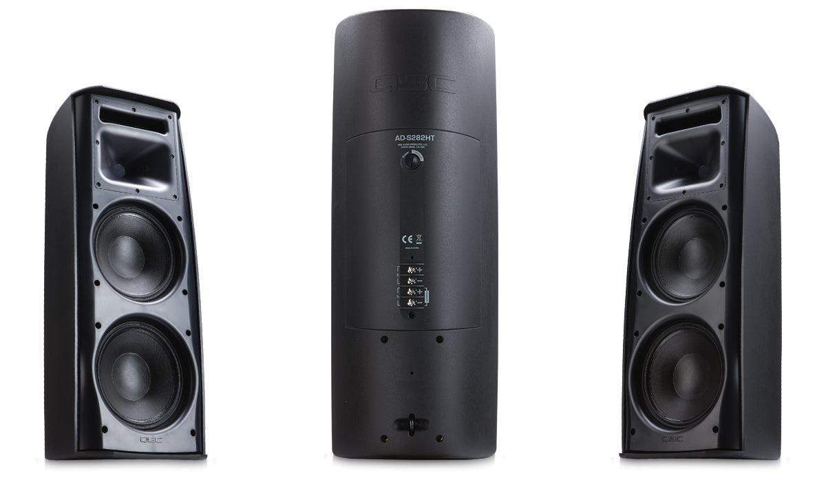 QSC 8" 2-Way Loudspeaker (Black) - AD-S282H-BK - Creation Networks