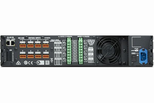QSC 8-Channel 1000W/CH Q-SYS Network Amplifier, Lo-Z, 70V, 100V direct drive, FlexAmp™, with Mic/line Inputs, 100-240V.- CX-Q 8K8 - Creation Networks