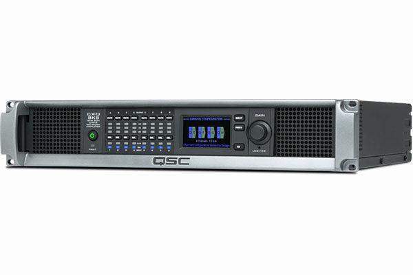 QSC 8-Channel 1000W/CH Q-SYS Network Amplifier, Lo-Z, 70V, 100V direct drive, FlexAmp™, with Mic/line Inputs, 100-240V.- CX-Q 8K8 - Creation Networks