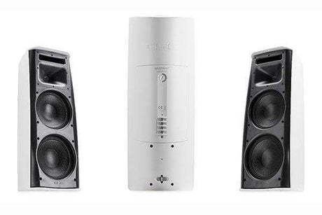 QSC Acoustic Design Dual 8" 2-Way Loudspeaker (White) - AD-S282H-WH - Creation Networks