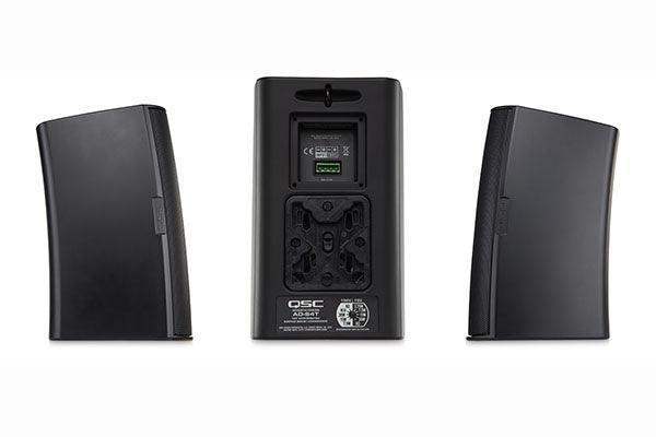 QSC Acoustic Design Series 4.5" 2-Way 50W Surface-Mount Loudspeaker (Pair, Black) - AD-S4T-BK - Creation Networks