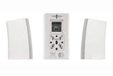 QSC Acoustic Design Series 4.5" 2-Way 50W Surface-Mount Loudspeaker (Pair, White) - AD-S4T-WH - Creation Networks