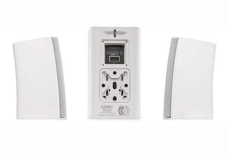 QSC Acoustic Design Series 4.5" 2-Way 50W Surface-Mount Loudspeaker (Pair, White) - AD-S4T-WH - Creation Networks