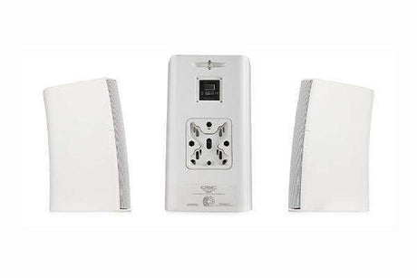 QSC Acoustic Design Series 6.5" Two-Way Surface Mount IP54 assive Loudspeakers (Pair, White) - AD-S6T-WH - Creation Networks