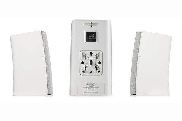 QSC Acoustic Design Series 6.5" Two-Way Surface Mount IP54 Passive Loudspeakers (Pair, White) - AD-S6-WH - Creation Networks