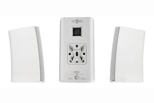QSC Acoustic Design Series 8" 2-Way 200W Surface-Mount Loudspeaker (Single, White) - AD-S8T-WH - Creation Networks