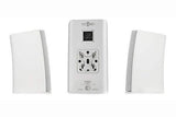 QSC Acoustic Design Series 8" 2-Way 200W Surface-Mount Loudspeaker (Single, White) - AD-S8T-WH - Creation Networks