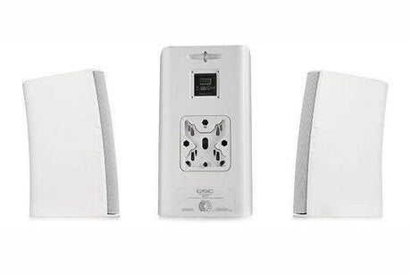 QSC Acoustic Design Series 8" 2-Way 200W Surface-Mount Loudspeaker (Single, White) - AD-S8T-WH - Creation Networks