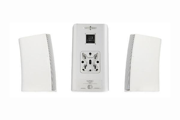 QSC AcousticDesign Series 6.5" Two-Way Surface Mount IP54 assive Loudspeakers (Pair, White) - AD-S6T-WH - Creation Networks