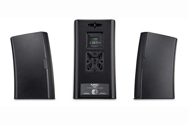 QSC AcousticDesign Series AD-S6 6.5" Two-Way Surface Mount IP54 Passive Loudspeakers (Pair, Black) - AD-S6T-BK - Creation Networks