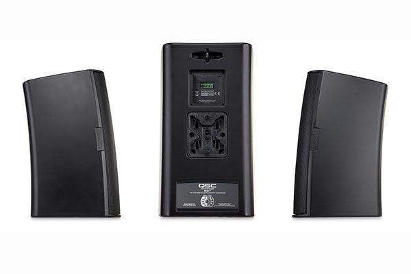 QSC AD-S6T AcousticDesign Series 6.5" 2-Way 150W Surface-Mount Loudspeaker (Pair, Black) - AD-S6T-BK - Creation Networks