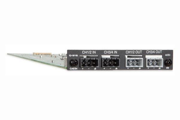 QSC AES-3 Digital Input/Output Card - CAES4 - Creation Networks