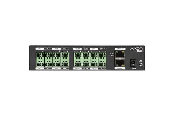 QSC Attero Tech Axon A8Mio 8 x 8 AES67 Network Audio I/O Endpoint-A8MIO - Creation Networks