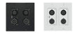 QSC Attero Tech unDX2IO+ Dante/AES67 network audio wallplate– 2 in (XLR) x 2 in (Phoenix) x 2 out (XLR) - Creation Networks