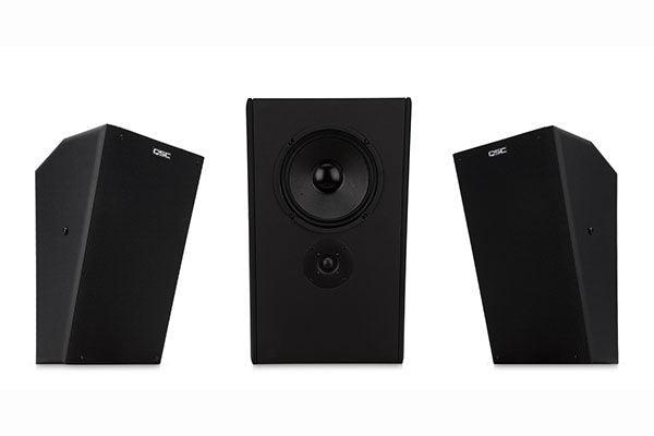 QSC Cinema surround loudspeaker, 8" 2-way, 130°H x 110°V, 91 dB sensitivity.  Priced individually, sold only in pairs. - SR-8101 - Creation Networks